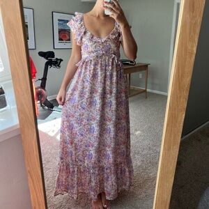 Lush Maxi Floral Dress